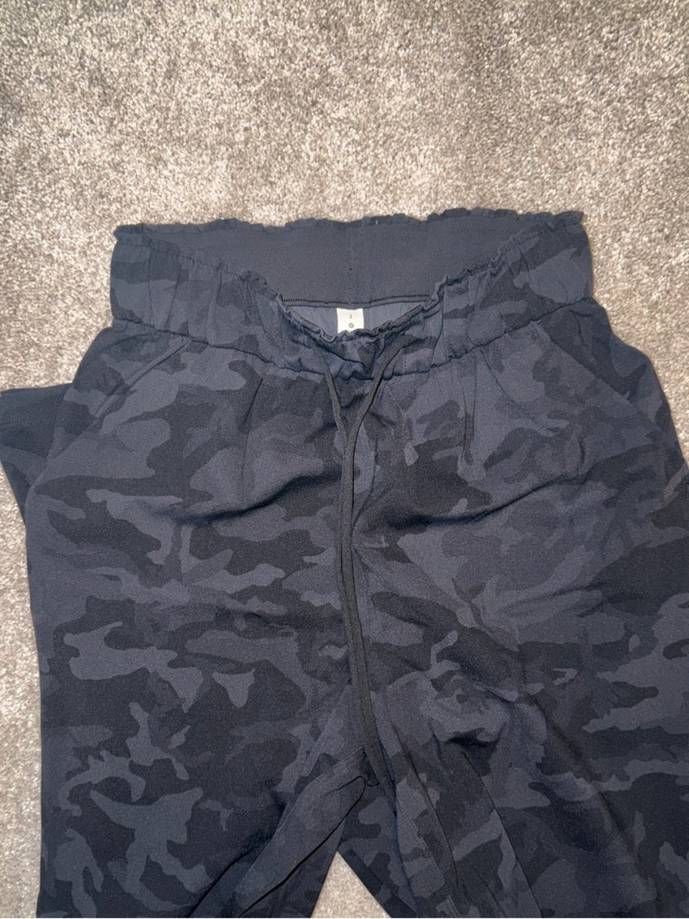 lululemon athletica Black Camo Ankle Pant